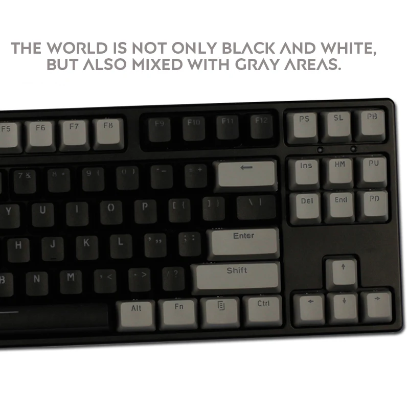 104 ключей в Майями PBT с подсветкой Keycap серый черный Чехлы для клавиш ANSI макет OEM профиль для вишни механическая клавиатура MX