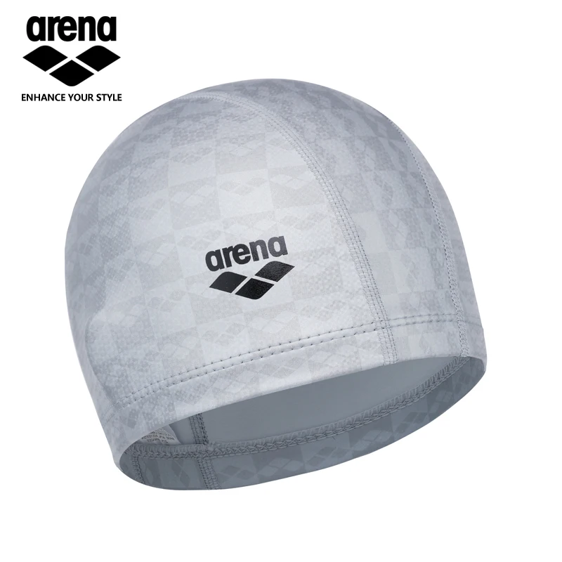 Arena силиконовая шапочка для плавания с принтом s длинных волос водонепроницаемая