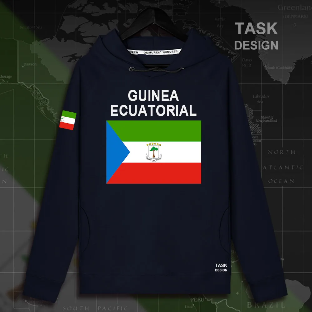 Equatorial Guinea Ecuatorial GQ GNQ Guinean Equatoguinean mens hoodie pullovers hoodies men sweatshirt streetwear clothing new | Мужская