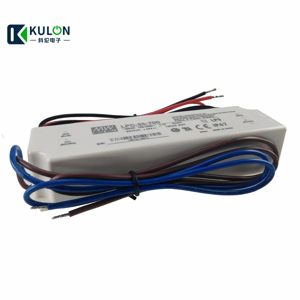 Блок питания для светодисветодиодный LPC-35-700 мА 33 6 Вт 9-48 В meanwell
