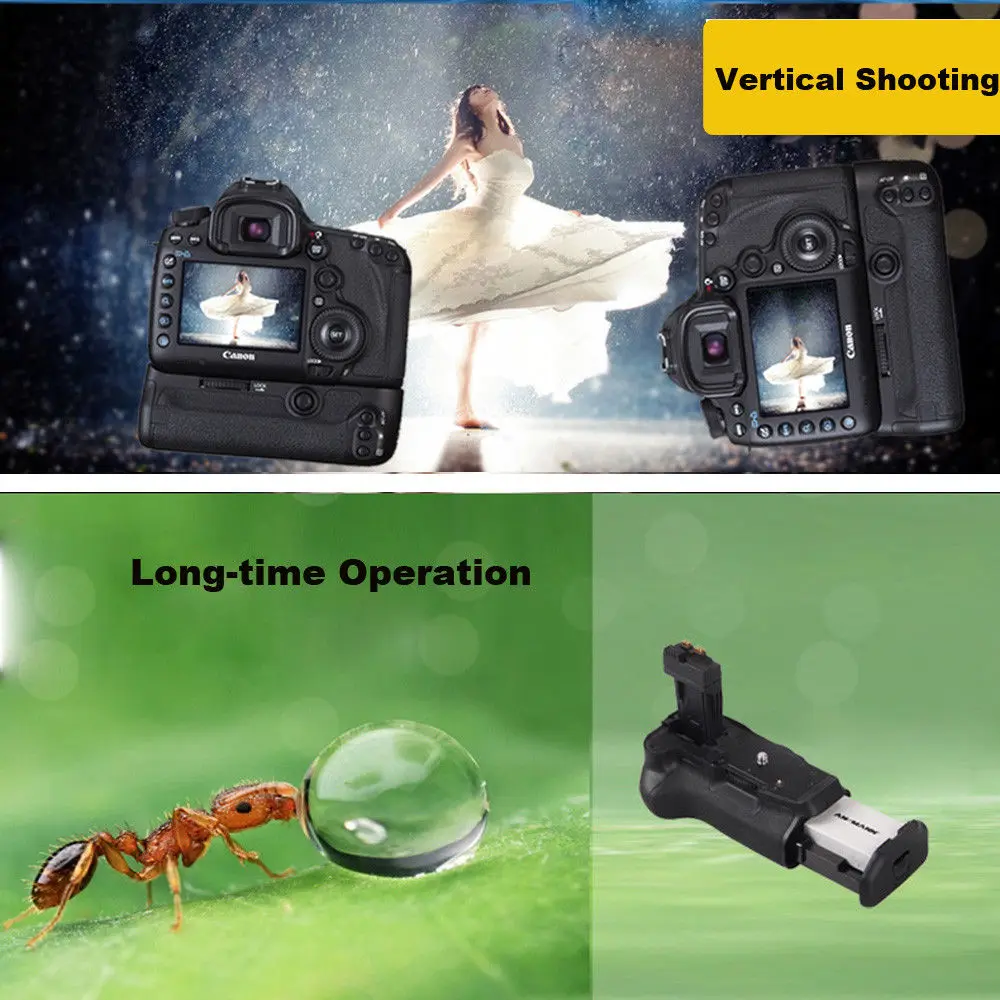 JINTU Вертикальная Батарейная ручка+ 2x декодирование EN-EL14+ ИК-пульт для Nikon D3100 D3200 D3300 DSLR ИК-пульт дистанционного управления
