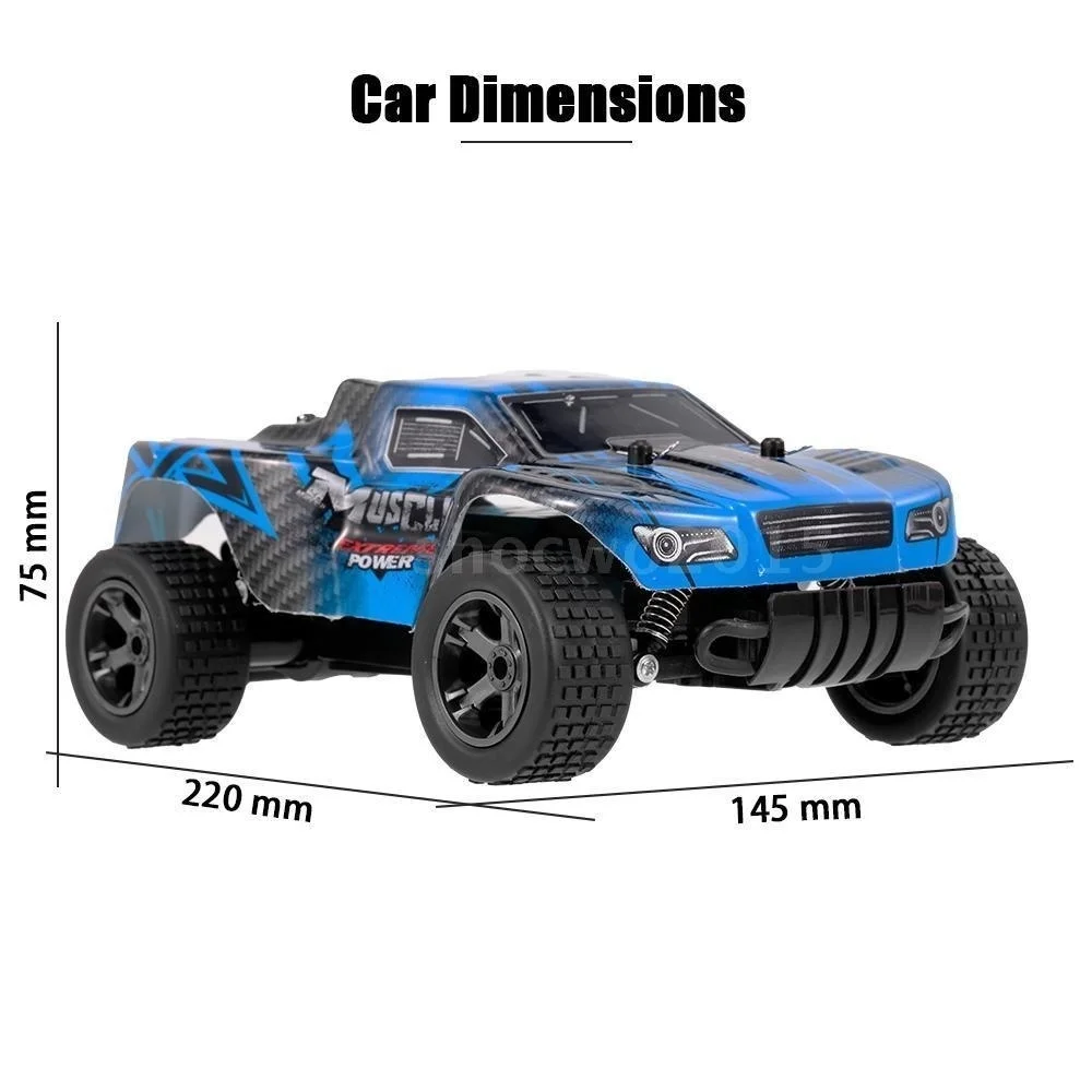 1/18 Радиоуправляемая машинка RTR 20 км/ч, высокоскоростная Радиоуправляемая машина с коротким курсом, детская игрушка, электрический пульт дистанционного управления Carros 2812