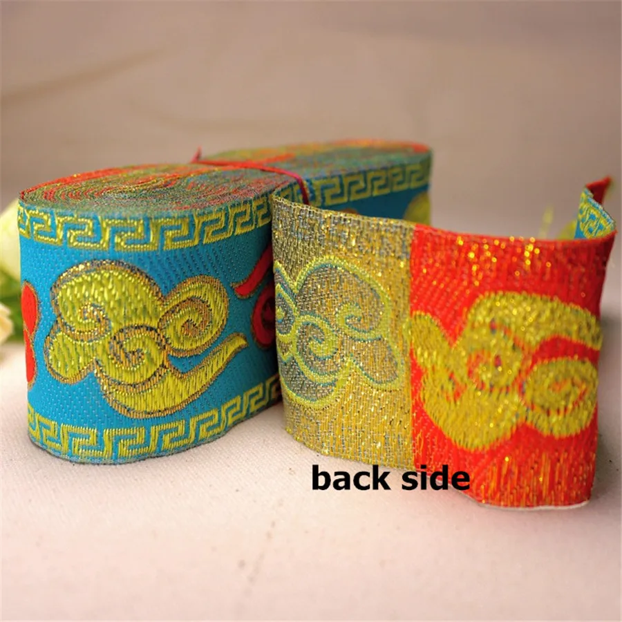 7 ярдов * 5 см китайские ленты в национальном стиле с изображением облаков