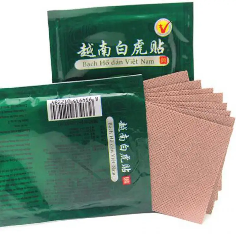 32 шт./4 пакета(ов) Вьетнам Красный Tiger Balm Patch Штукатурка Мышечные Боли Жесткой Плечи
