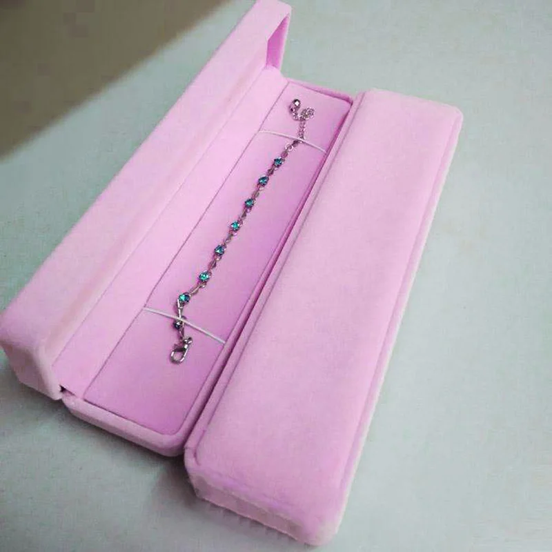 Новый бархат подарок ювелирные изделия кольцо цепочки и ожерелья Браслет