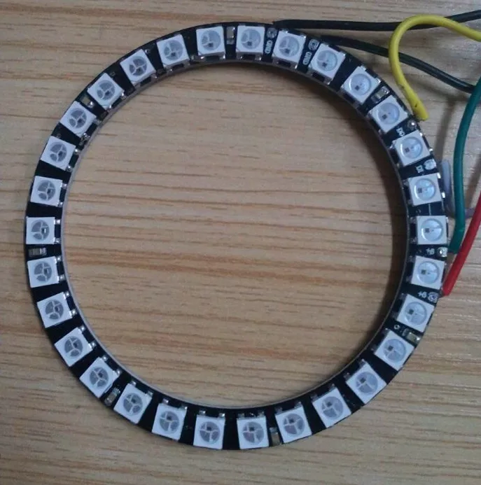 30eds SK6812 RGB адресное кольцо Вход постоянного тока 5 В Полноцветный Круглый