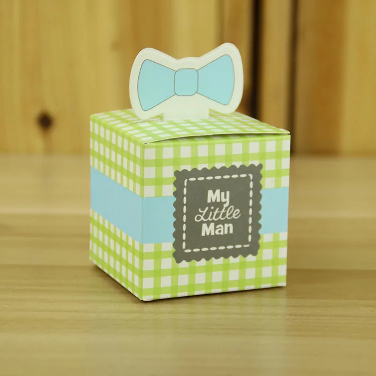 Бумажная коробка My Little Man для конфет с усами свадебные сувениры сумки мальчиков