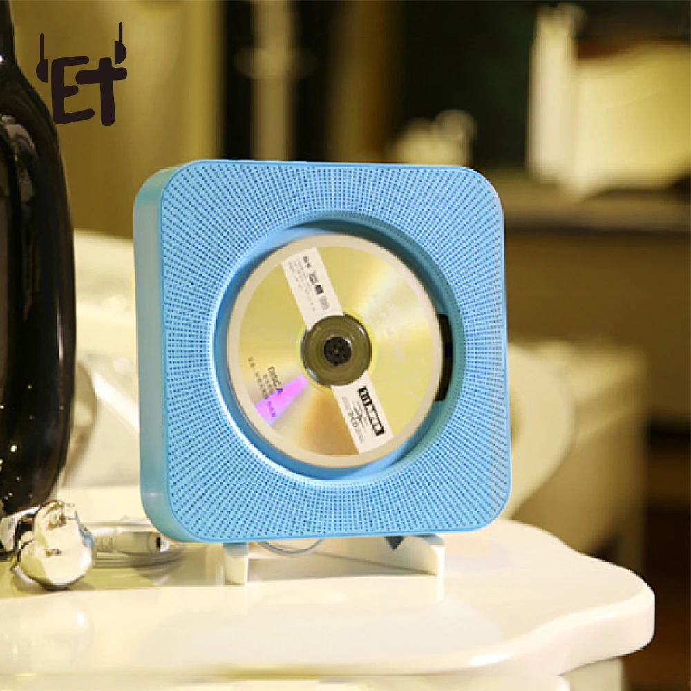 ET CD плеер настенный Bluetooth музыкальными плеерами с пультом дистанционного