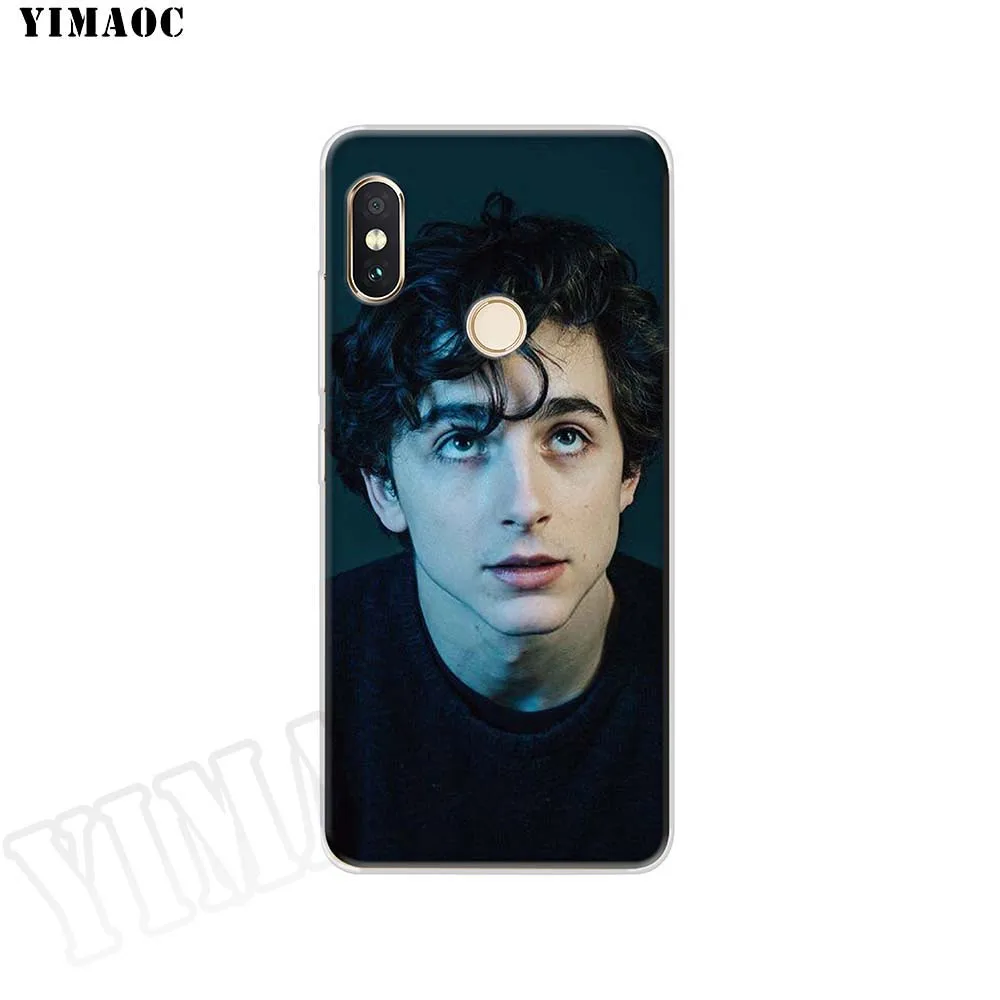 YIMAOC Timothee Chalamet Soft Silicone Case for POCOPHONE F1 Xiaomi Redmi Note 6 7 Pro 6A Mi 8 Lite TPU Cover |