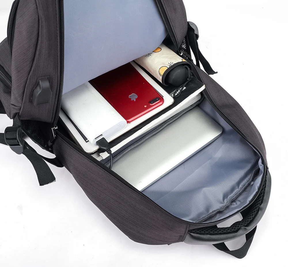 Классический деловой рюкзак для ноутбука OE водонепроницаемый с usb-портом зарядки