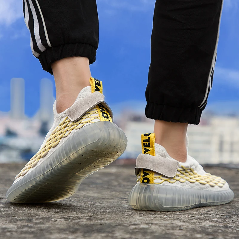 Spring Black Men's Casual Shoes Lace-Up Male Flat Footwear Comfortable Non-Slip Platform Mesh Sneaker Men Tenis Masculino Adulto |