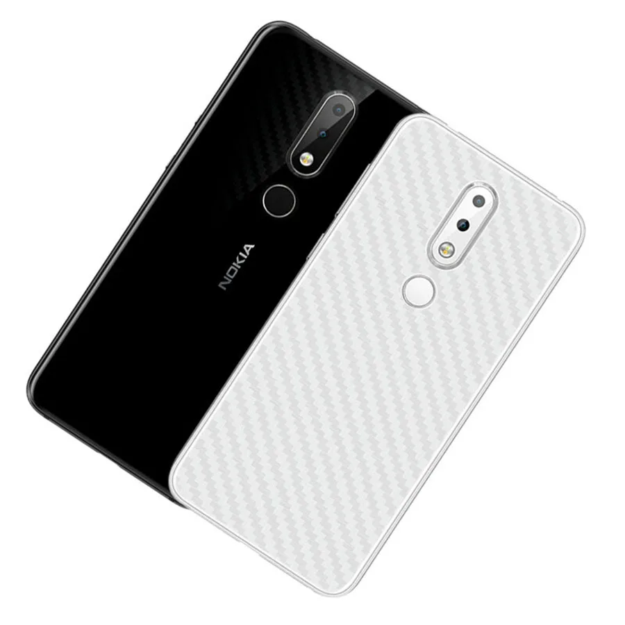5 шт 3D прозрачная защитная пленка из углеродного волокна для Nokia 6 1 2018 7 8 3 задняя Plus
