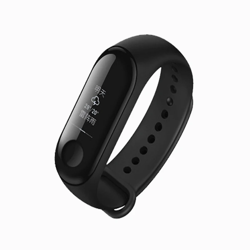 Mi Band 3 Xiaomi Mi Band 3 Miband 3 фитнес-трекер монитор сердечного ритма 0,78 ''OLED дисплей тачпад Bluetooth 4,2 для Android IOS - Цвет: Mi Band 3