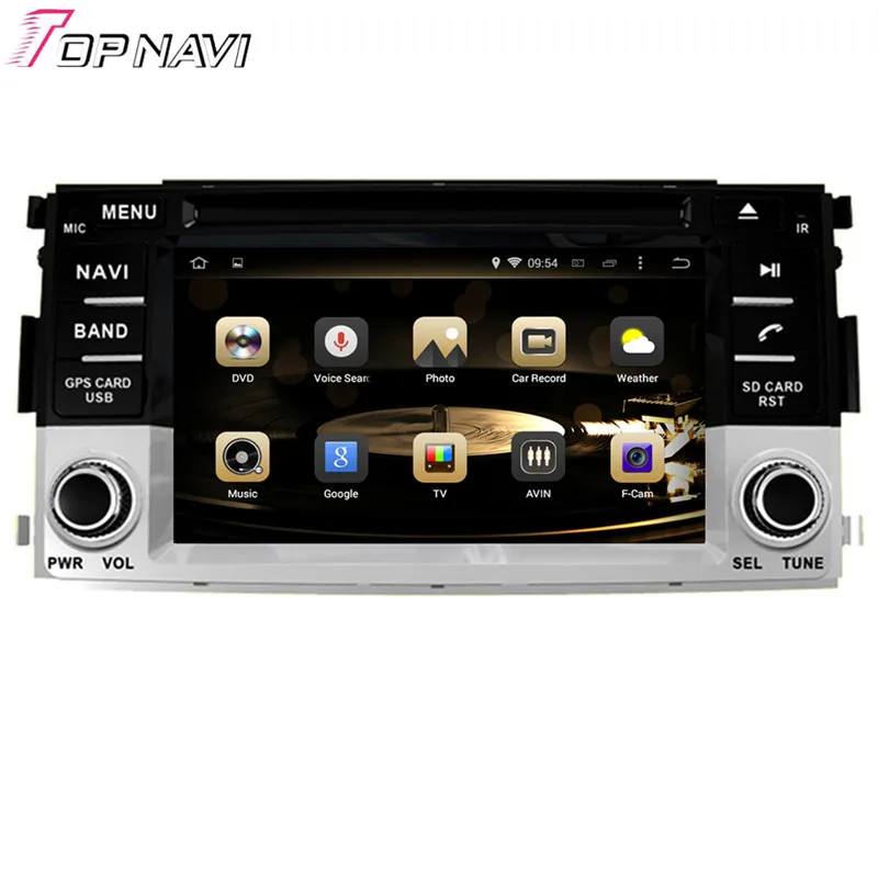 Topnavi 6.2 ''Octa core 4 ГБ Android 6.0 автомобиль видеоплеер Авто аудио DVD ПК для Toyota Rush 2006-/второго поколения GPS Радио