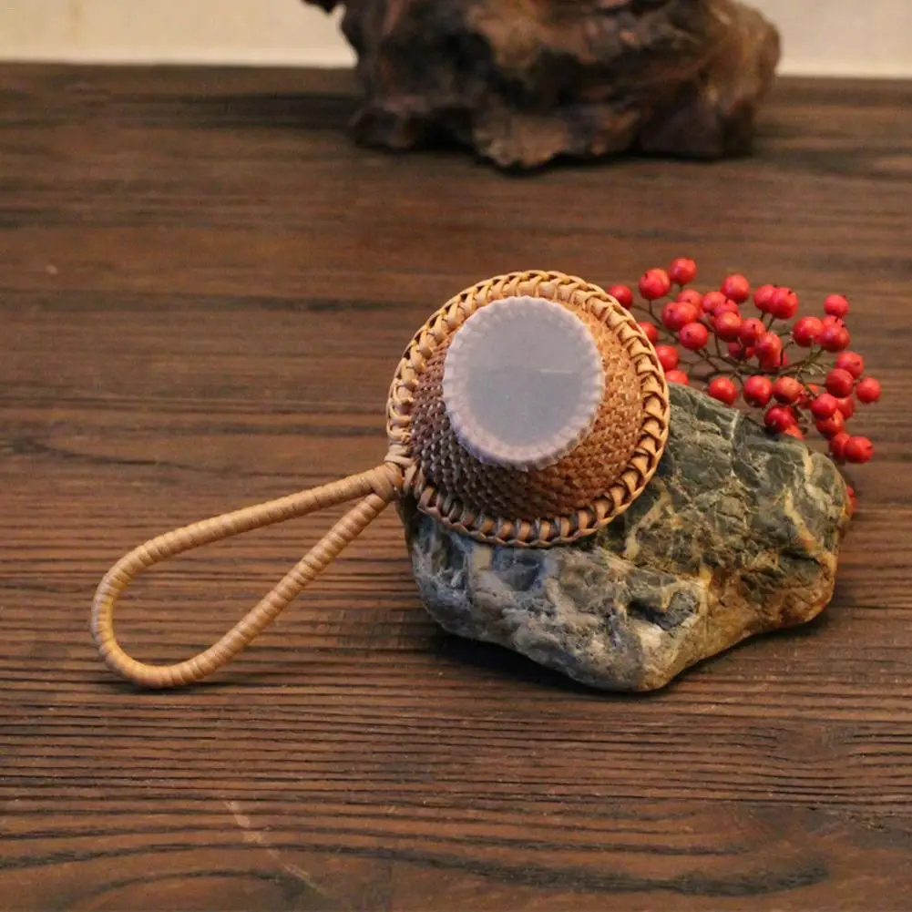 AIHOME ручной работы с длинной ручкой из ротанга ситечко для заварки чая тонкой