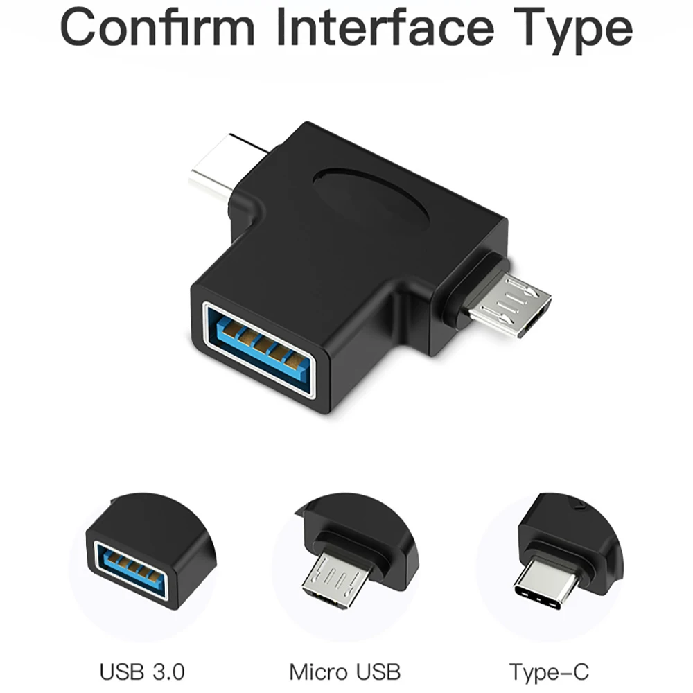 Robotsky OTG USB 3,0 type-C Mirco usb конвертер USB C Mrico usb мужчина к женскому USB3.0 для samsung huawei Letv Macbook Matebook