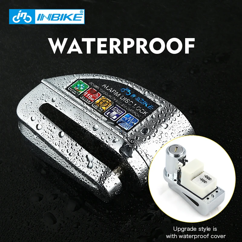 INBIKE Anti Theft мотоциклов колеса дисковые тормоза замок безопасности блокировки