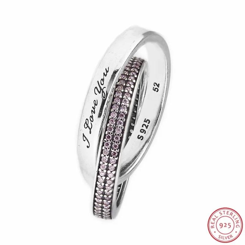 Популярные 925 пробы Серебряные Элегантные вихревые кольца для женщин ювелирные