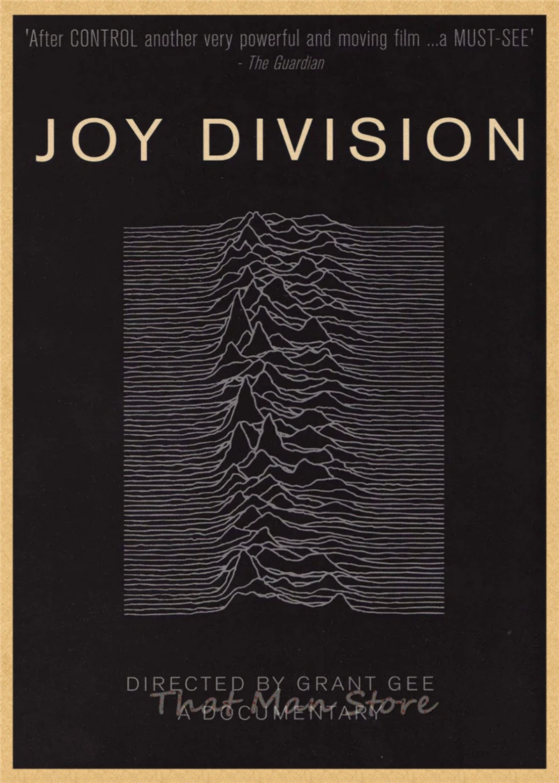 Винтажный постер Division Joy happy split Kraft ретро рок старый постер пост панк группа постер в стиле ретро 30x21 см