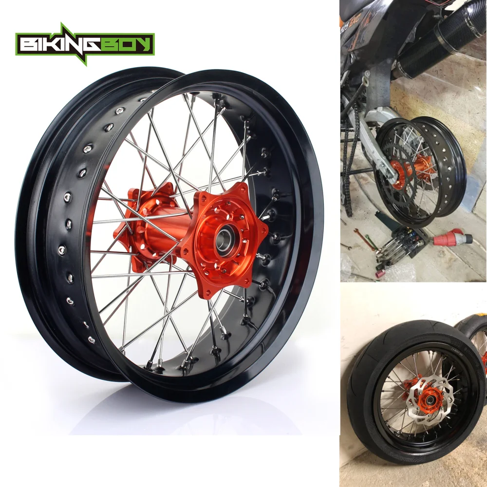 Ступица для мотокросса Supermoto MX 17 &quot ступица задних колес KTM SX 125 150 F 250 350 450 XC 300 2007