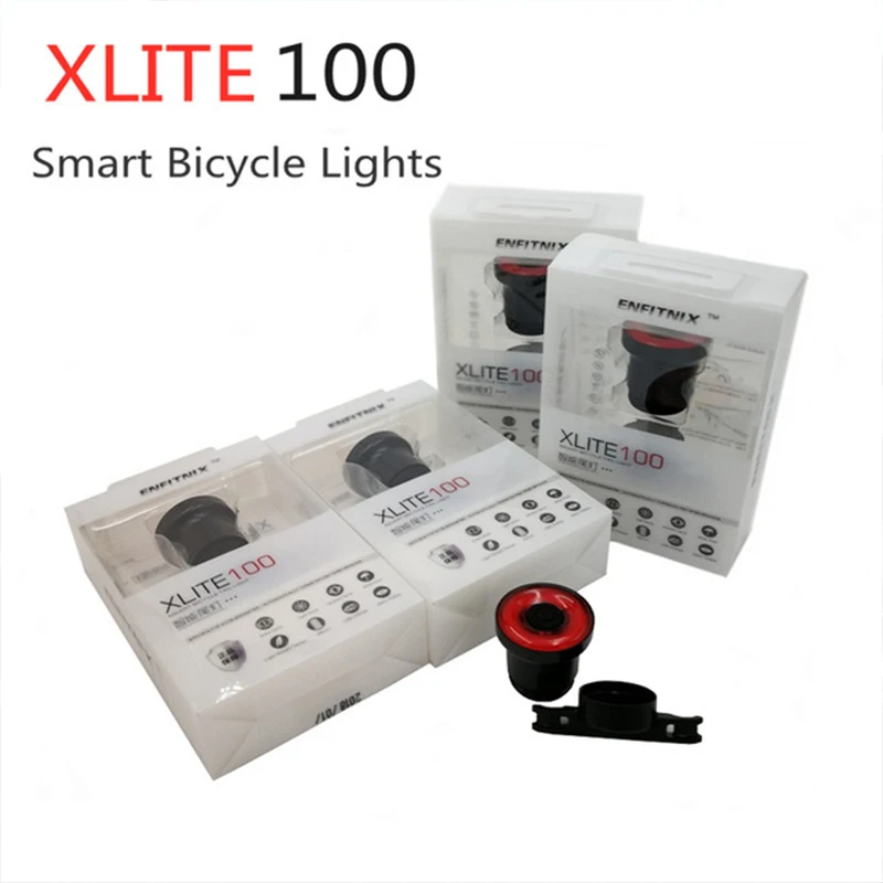 Xlite100 умный велосипед задний фонарь для велосипеда с возможностью светильник USB