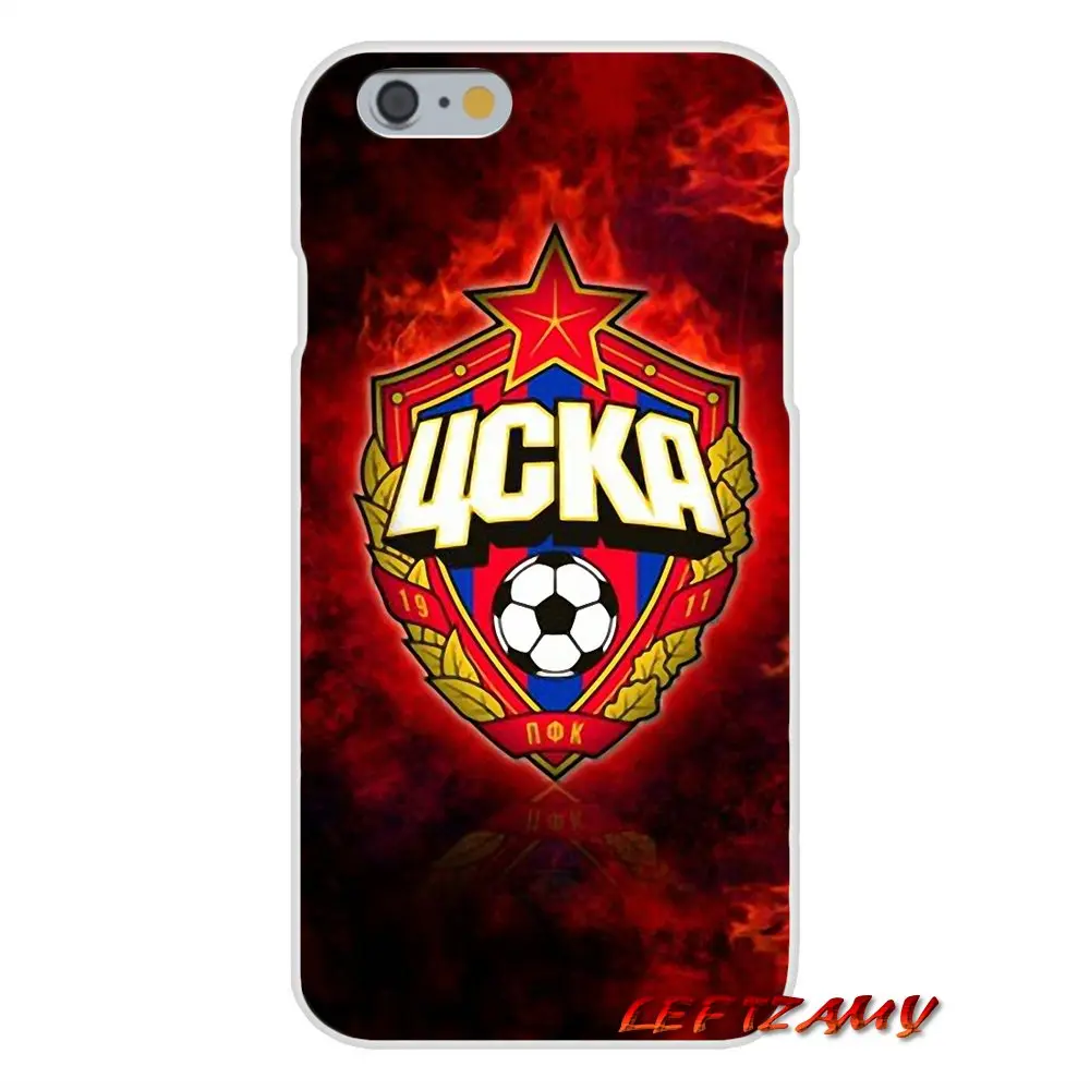 Чехлы для телефонов iPhone X XR XS MAX 4 4S 5 5S 5C SE 6 6S 7 8 Plus PFC ЦСКА | Мобильные телефоны и