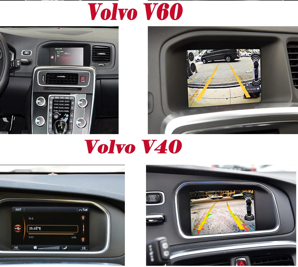 Задняя камера для Volvo V40/V60~ интерфейс экран дисплей Обновление Авто резервная парковка декодер для камеры модуль