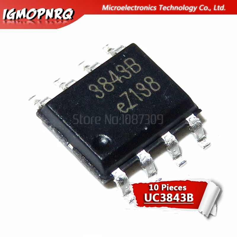 10 шт. UC3842A UC3843A UC3843B UC3845B SOP новый и оригинальный IC|Интегральные схемы| |