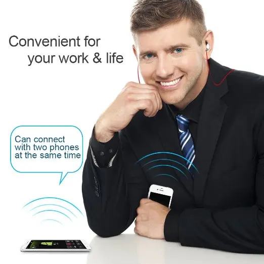 MIFO U5 ПЛЮС Водонепроницаемый IPX7 Гарнитуры Sweatproof Bluetooth 4.1 Стерео Micphone HIFI Магнитного