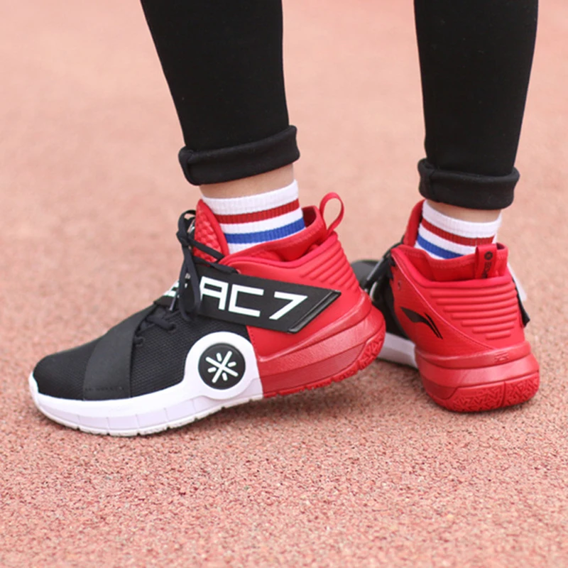Мужские кроссовки Li-Ning ALLCITY 7 профессиональные баскетбольные с подкладкой ABAN047 JFM19