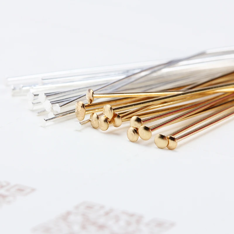 35 мм шпильки с плоской головкой для изготовления ювелирных изделий серьги