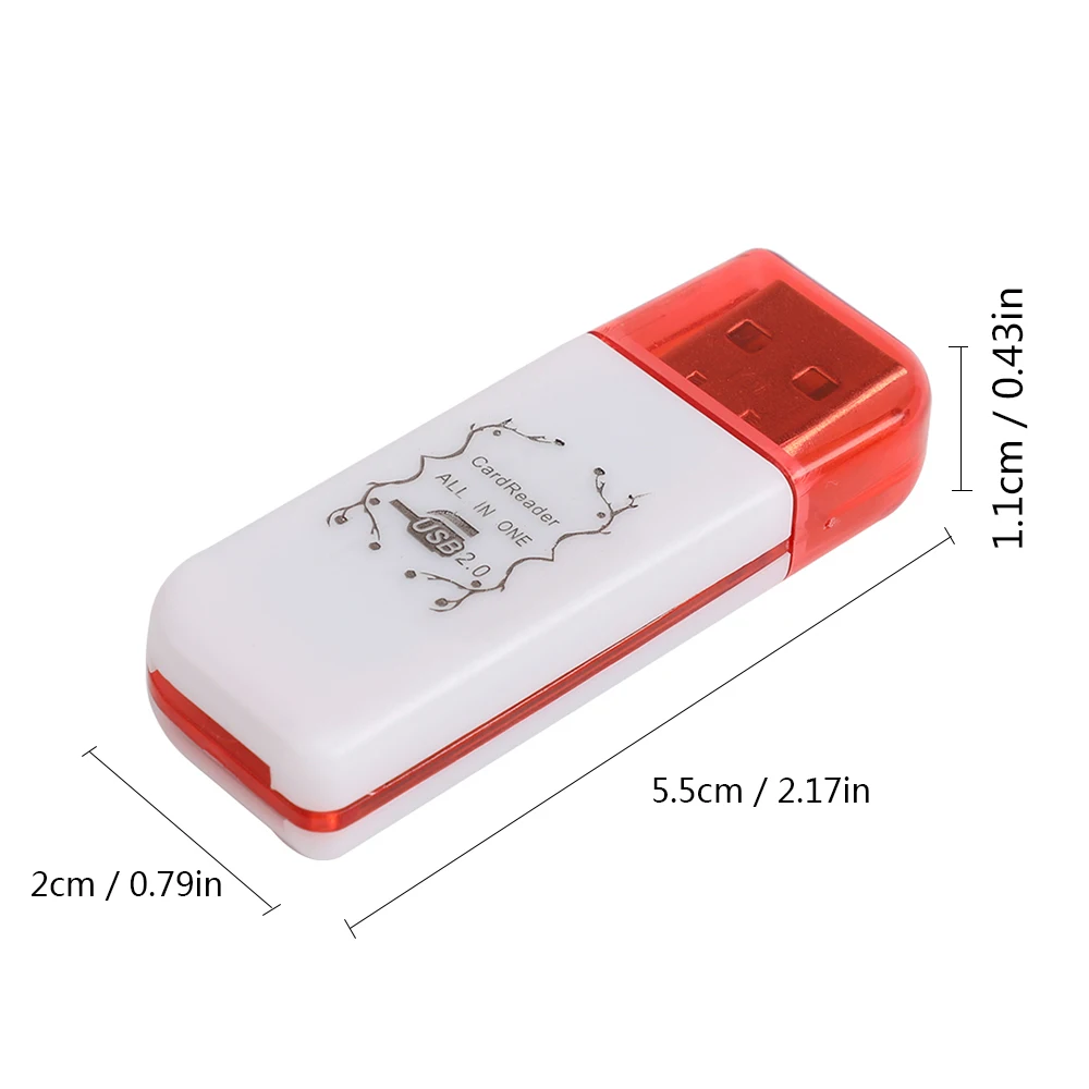 Устройство для чтения карт USB 2 0 4 в 1 устройство с несколькими портами TF/MMC/MS/M2