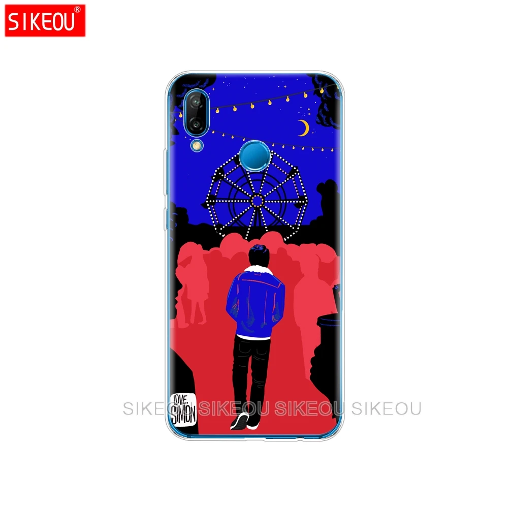 Силиконовый чехол для телефона Huawei P20 P7 P8 P9 P10 Lite Plus Pro 2017 P Smart Love Simon - купить по