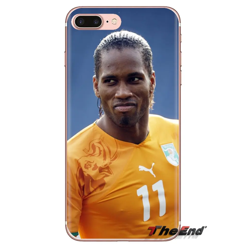 Прозрачные мягкие чехлы Didier Drogba для iPod Touch Apple iPhone 4 4S 5 5S SE 5C 6 6S 7 8 X XR XS Plus MAX |