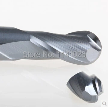 2F R4.0 * 8*16*60 спиральные фрезерные инструменты твердосплавная сферическая торцевая