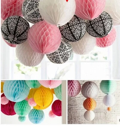 Оптовая продажа Разноцветные бумажные фонарики размером 6 дюймов (15 см) с