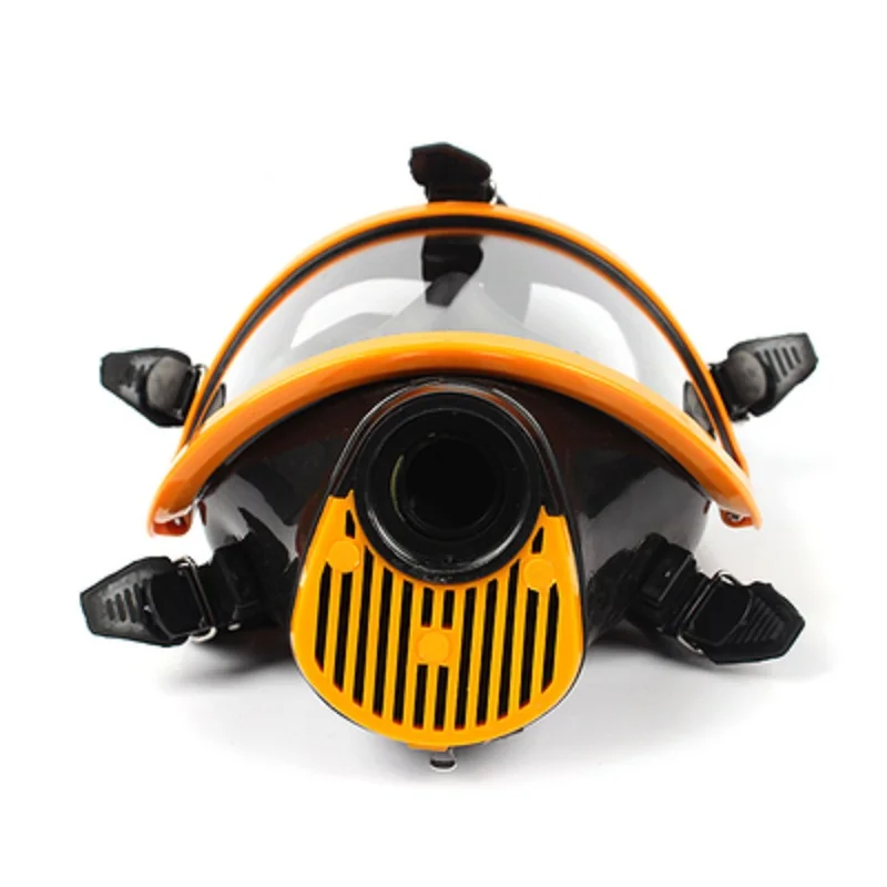 Полностью лицевая противогаз военный респиратор силиконовый Полный ПК большой