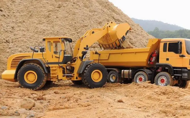 RTR полностью металлический 1/14 Масштаб RC Rock гидравлические грузчики трактор для
