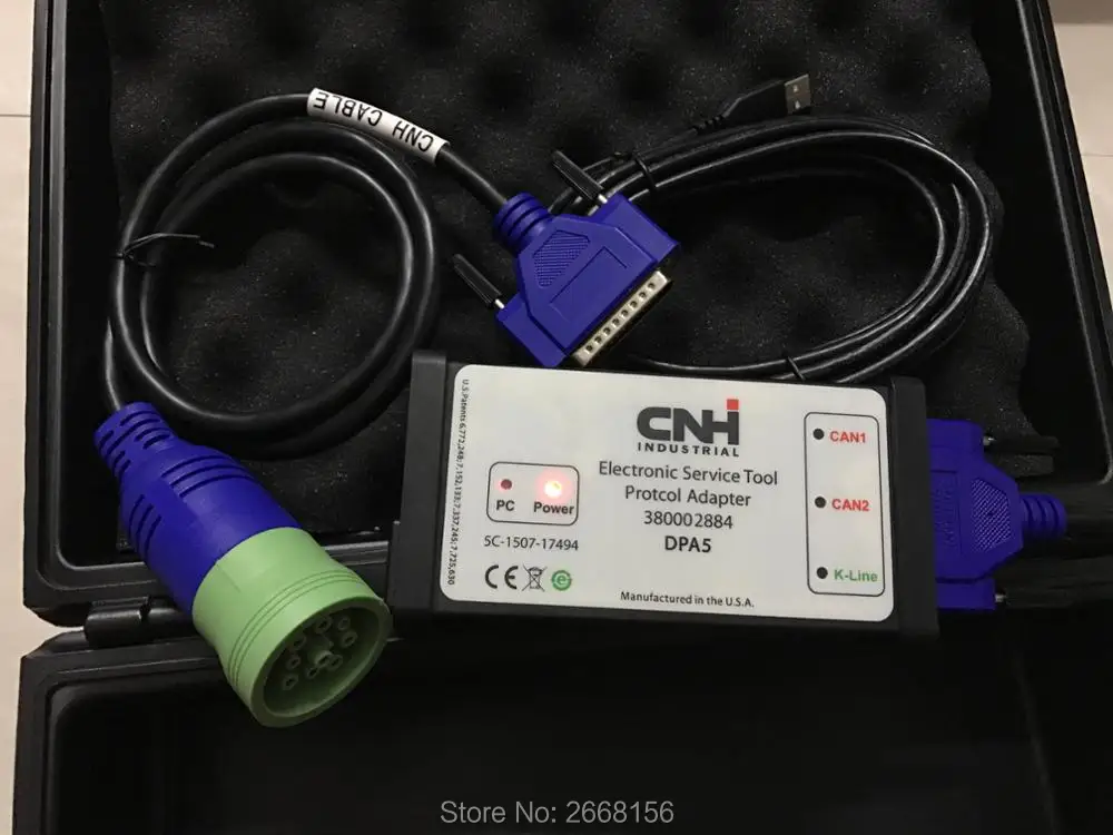 CNH DPA5 набор диагностический инструмент с cnh est 9,0