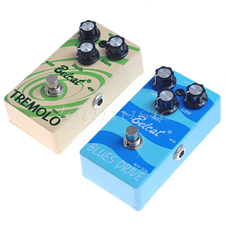 

2 шт Belcat гитарная педаль для создания эффектов TRM-507 Tremolo и FX BLD-508 Bluetooth