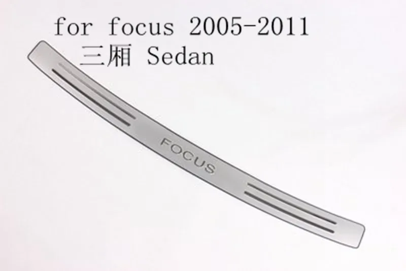 Защитная накладка на задний бампер из нержавеющей стали для ford focus 2005-2011 Стайлинг