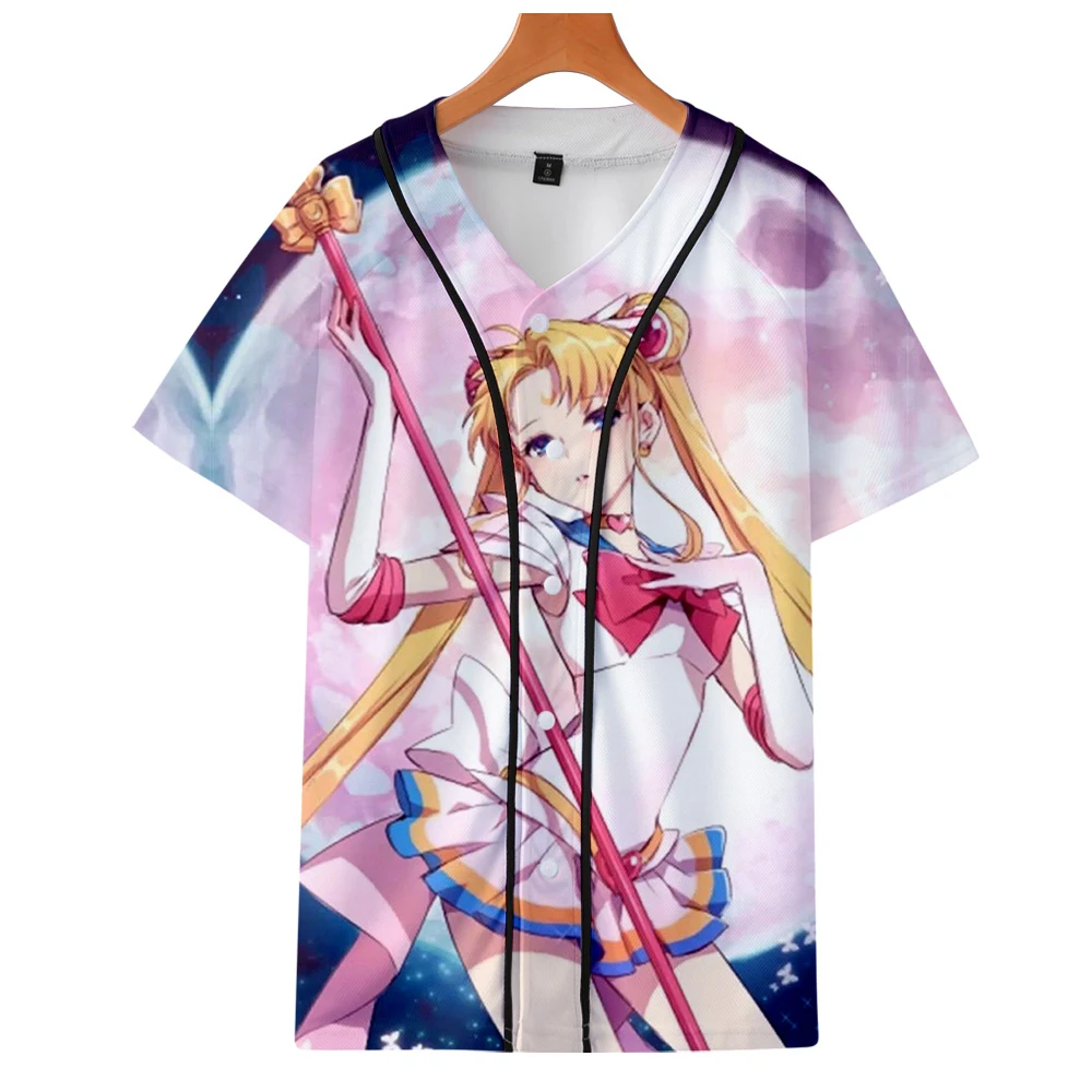 Куртка Sailor moon Kpop для женщин бейсбольная куртка с длинным рукавом и классным