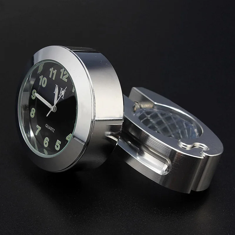 1pcs 4cm Universal Motorcycle Handlebar Mount Dial Clock Waterproof New Fits for 7/8" to 1" handlebar | Автомобили и