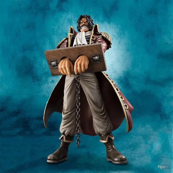 Одна деталь золото Roger гол D Roger Короля Пиратов MH POP DX Anime PVC Figure Ace отец, король бросков в корзину сверху Пираты Карибского моря коллекция игрушка в подарок модель