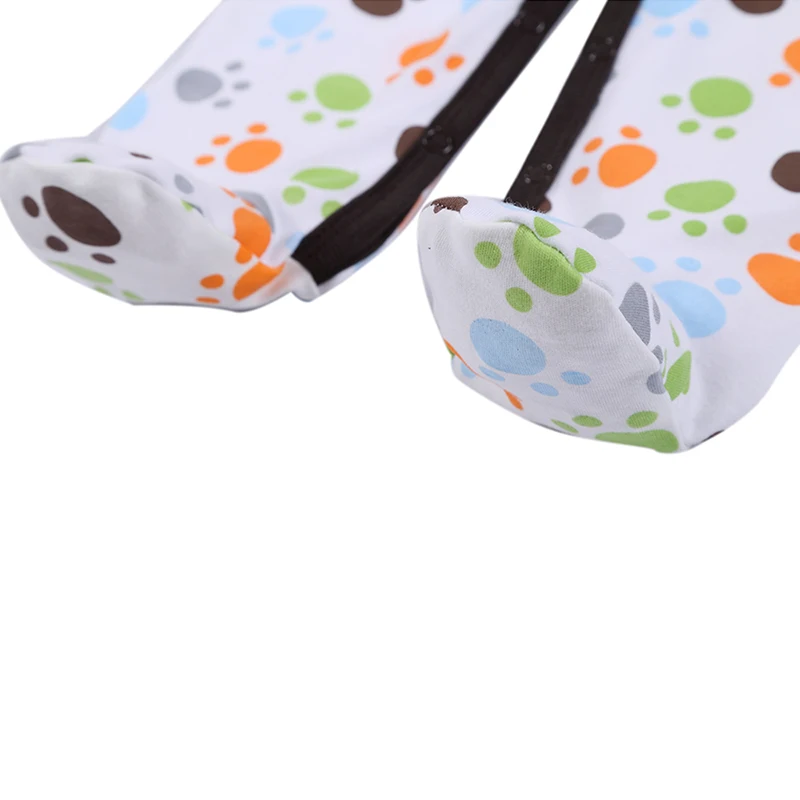 2016 Новейшие Baby Rompers Новорожденный Симпатичные маленькие Footprint Дети комбинезон