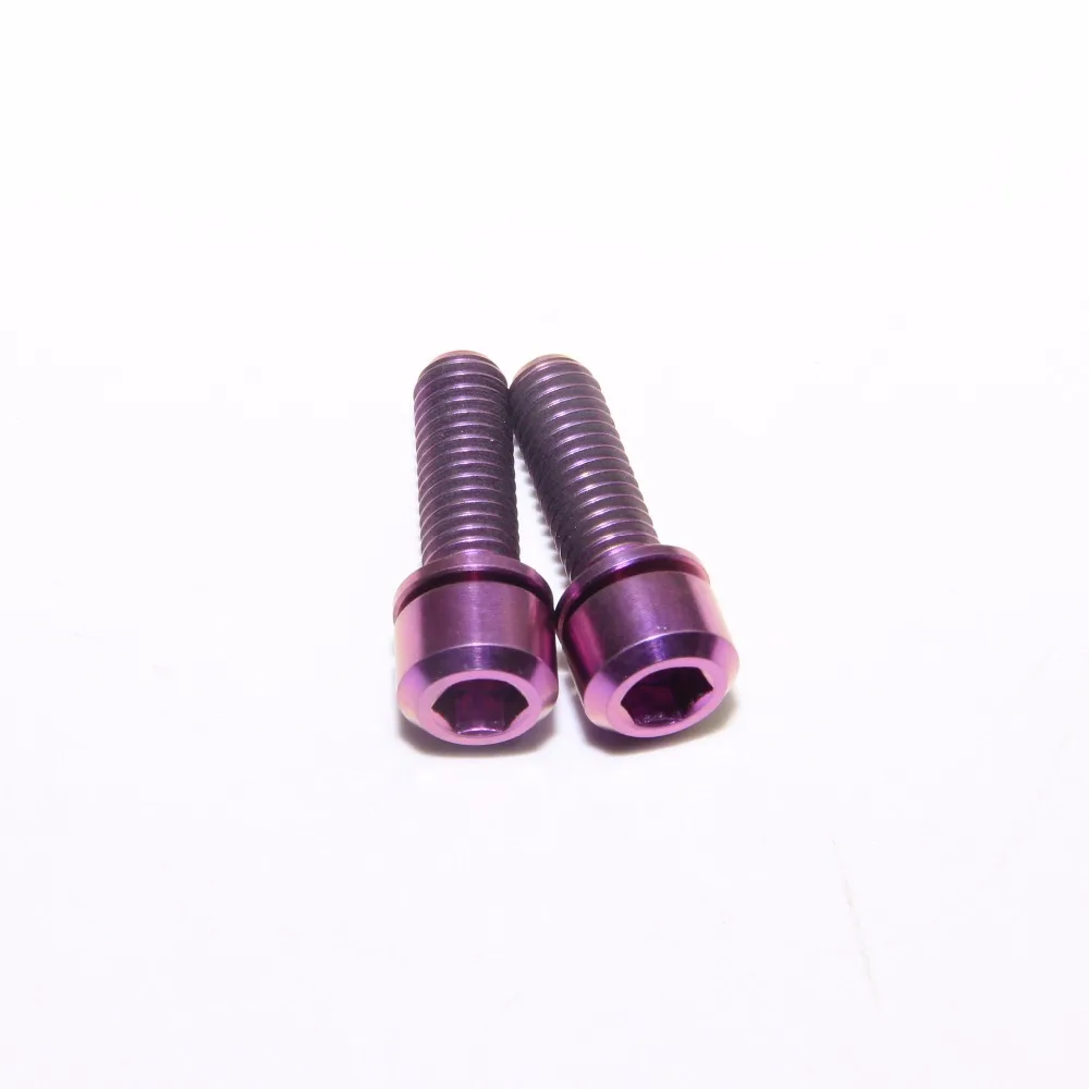 Велосипедный титановый болт для бутылки M5 * 16|titanium cage|bottle cage screwstitanium bottle bolts |
