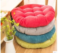 solid color rpound shaped thickening futon seat cushion tatami pad cotton chair cushion fat pad floor bay window mat