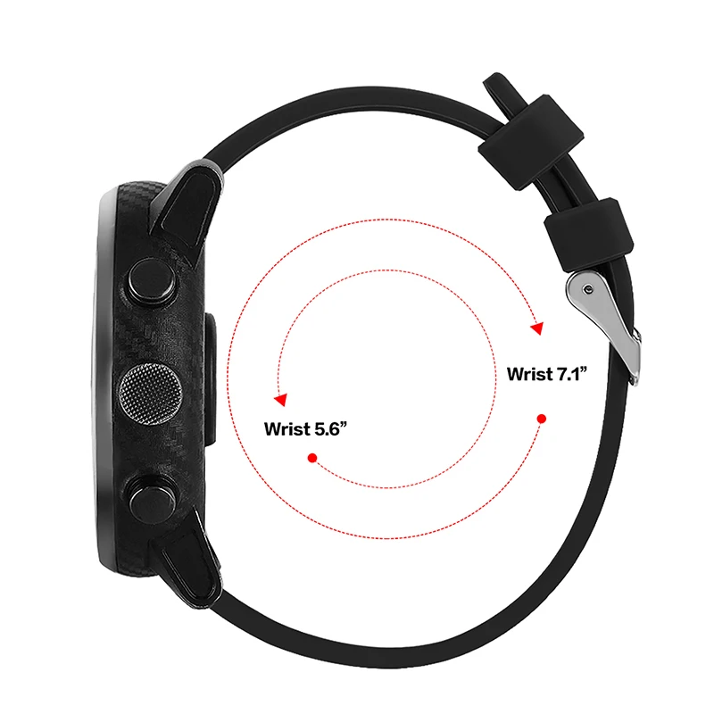 ECSEM 22 мм силиконовый резиновый ремешок для часов AMAZFIT stratos 2 2S наручный ремень для samsung gear S3 уникальный шестигранный дизайн