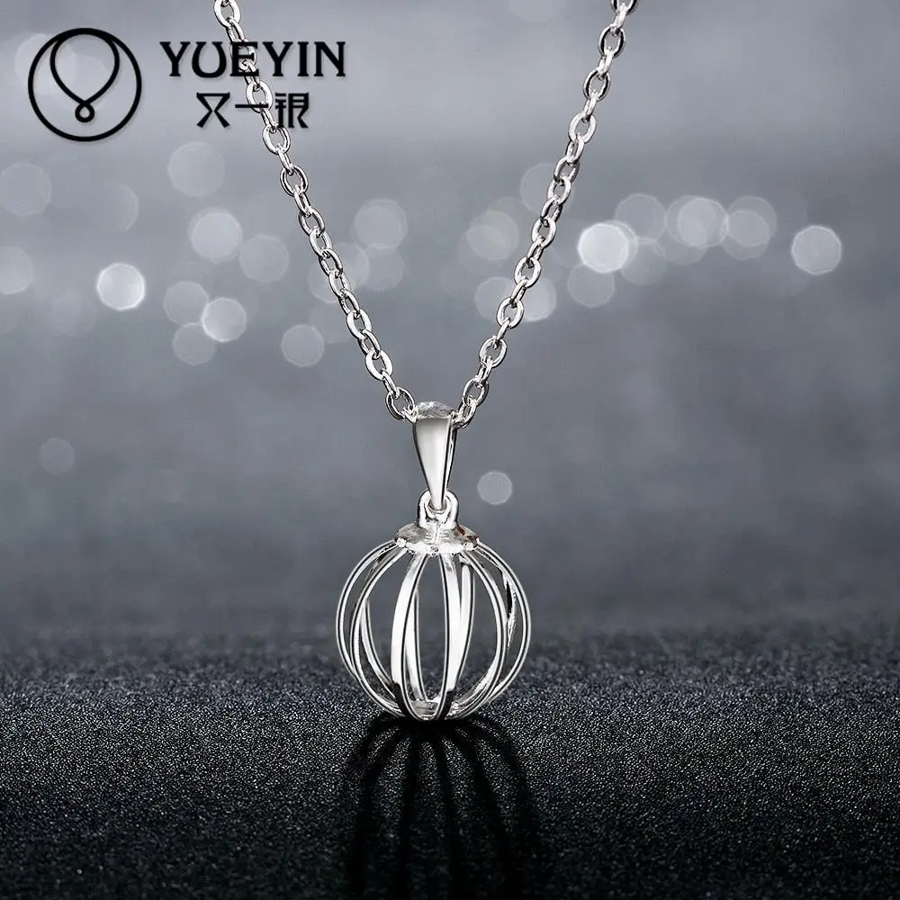 Оптовая продажа серебряное ожерелье ювелирные изделия для женщин Свадьба