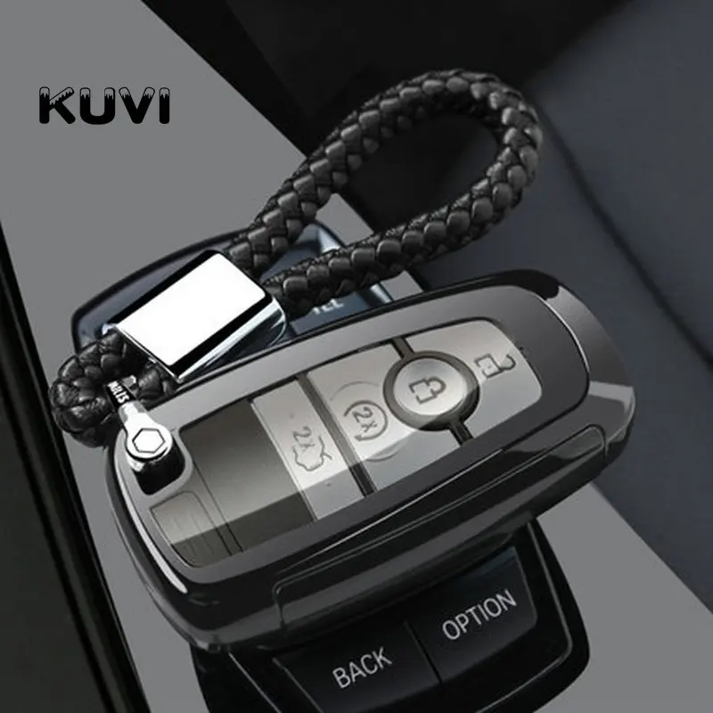 black with keychain ТПУ ключ чехол КРЫШКА ДЛЯ Ford Fusion Mustang Explorer F-150 F-250 F-350 дистанционный ключ чехол-накладка мягкий чехол-брелок для ключей, пульта сигнализации - Название цвета: black with keychain